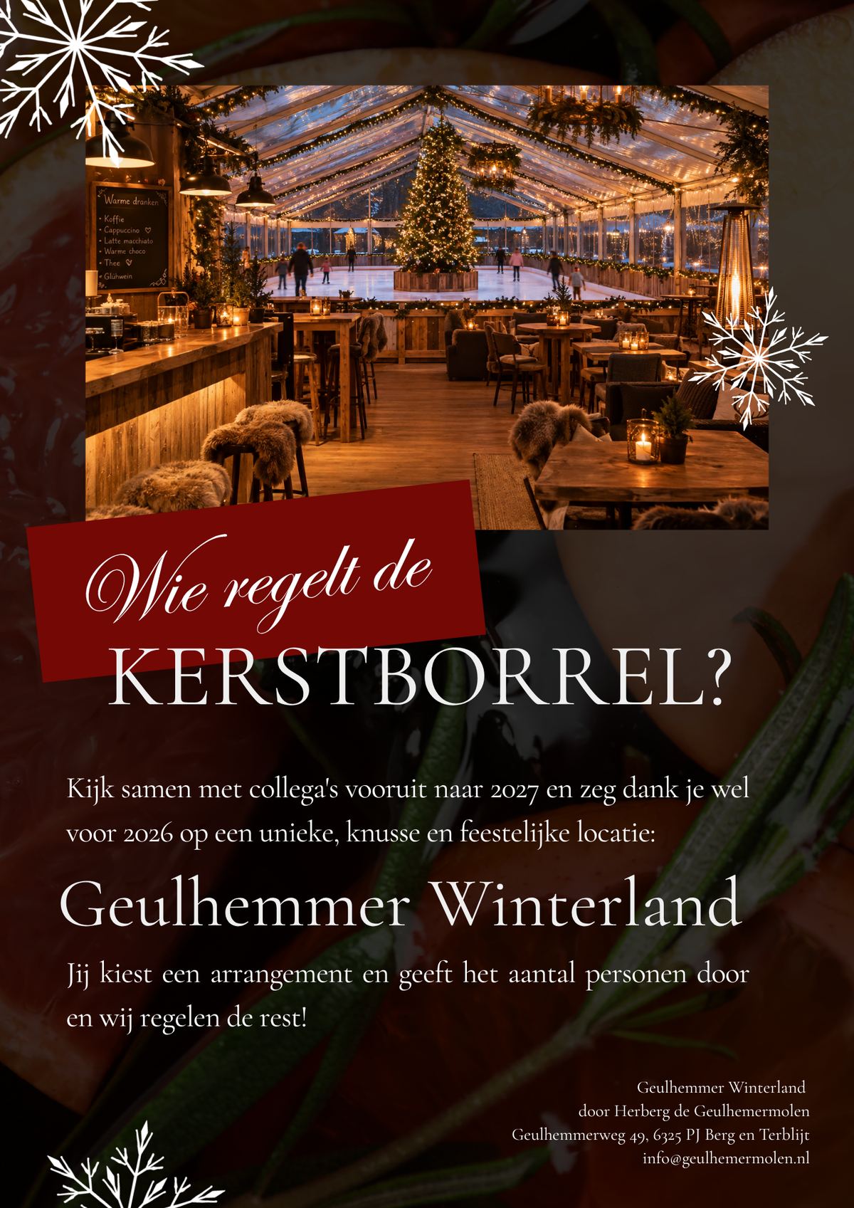 Kerstborrel in Geulhemmer Winterland